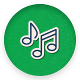 Icône de notes de musique, symbolisant des cours de danses.